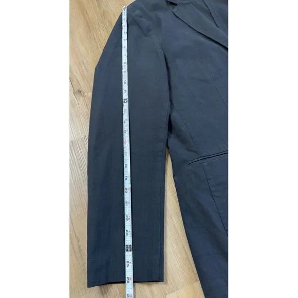 J Crew Ludlow Mens Cotton Unstructured Blazer‎ Sport Coat Jacket Glen Check 42L - Picture 10 of 11